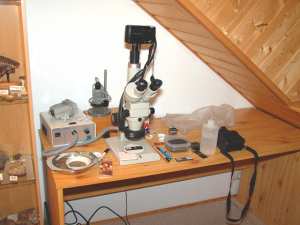 Der Mikroskoparbeitsplatz mit Fotoaufsatz begeistert nicht nur Techniker.
