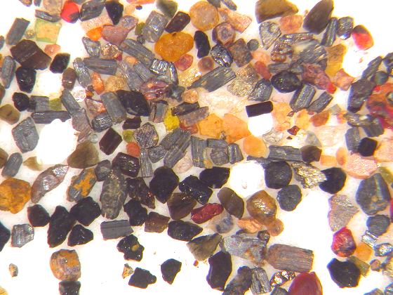 Schwermineralien Schafsblke