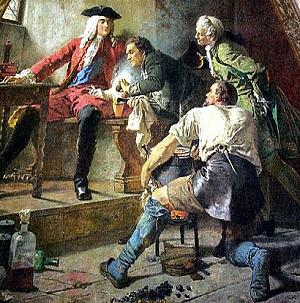Laboration vor dem Kurfürst