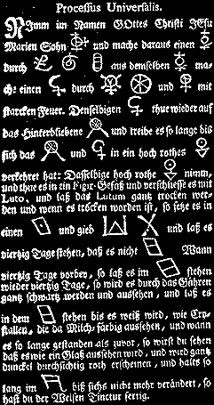 Rezept 'der weisen Tinctur'